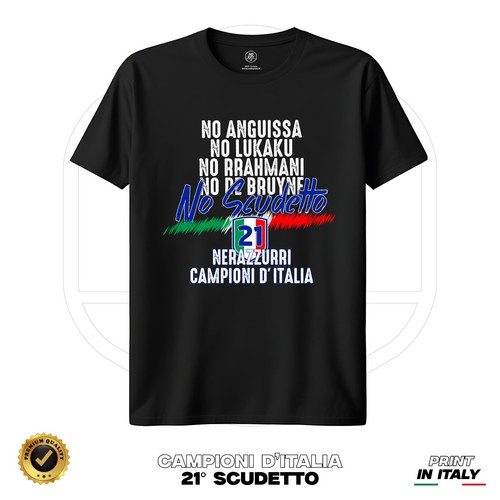 Shirt scudetto nerazzurri - t-shirt, no