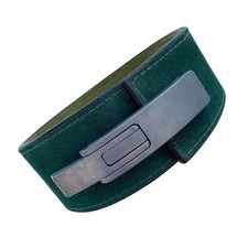 Pioneer Cinghia Leva Powerlifting 13mm Spessore 4" Larghezza - Verde Foresta/Loden - Small