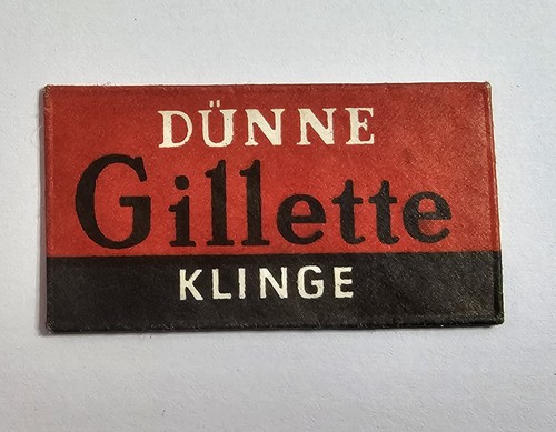 Dunne gillette klinge vintage - dunne,