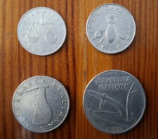 ITALIA - LOTTO DI 4 MONETE DA