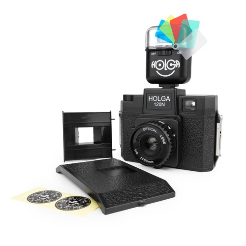 Fotocamera holga 120 - fotocamera, n