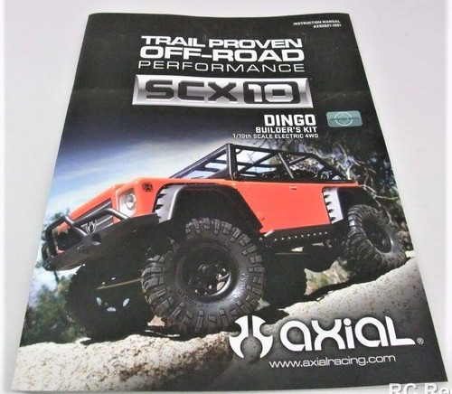 Axial scx10 dingo kit - dingo, manuale