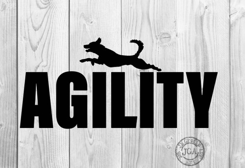 Adesivo agility dog - adesivo,
