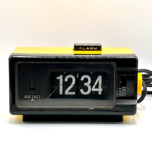 Seiko dp690j giallo flip - giallo, clock