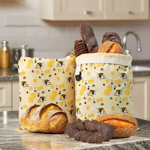 Sacchetto pane traspirante - pane,