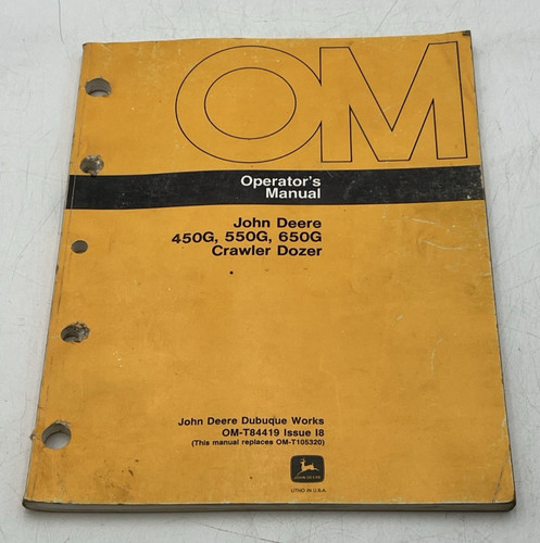 John deere t84419 - om-t84419, edizione