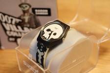 Swatch Baron Samedi 007 Villain Collection, come nuovo + IMBALLO ORIGINALE LIVE AND LET DIE GB237
