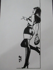 JORDI BERNET - CHIARA DI NOTTE - TAVOLA ORIGINALE FIRMATA