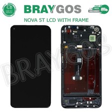 Per Huawei Nova 5T YAL-L21 YAL-L61 Touch Screen Digitalizzatore Display LCD con Frame