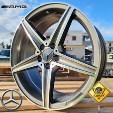 AMG 4 Cerchi in Lega 19" Compatibili con Mercedes CLA GLA GLB EQC GLC GLK GLS M