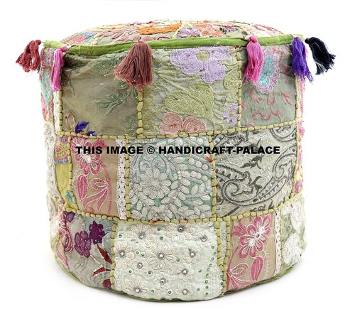Pouf ottomano indiano saree - indiano,