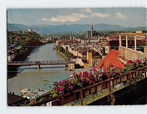 Cartolina veduta steyr - veduta,