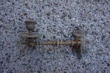 vecchia Lampada pianoforte a candela bronzo