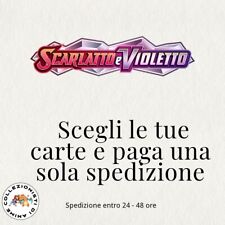Mancolista Pokemon Set Scarlatto e Violetto Reverse Ex Ita SCEGLI LE TUE CARTE!