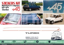 5 Alpine / Turbo - Adesivi
