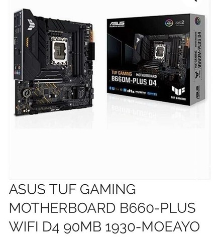 Asus tuf gaming b660 - asus, b660-plus