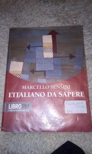 Italiano sapere m - l'italiano, da