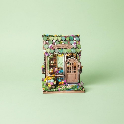 Negozio fiori miniatura - negozio,