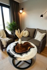 Tavolino in legno epossidico