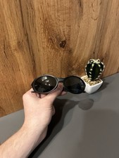 Occhiali da sole Oakley dritti neri Gorpcore outdoor Y2K vintage giunzione minuti