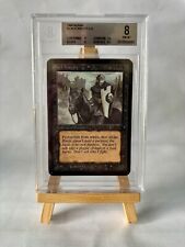 Magic MTG BLACK KNIGHT - ALPHA BGS 8 - (NO graded Psa beta commander box secret)