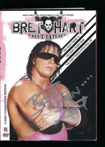 Dvd wrestling firmato bret the - firmato,