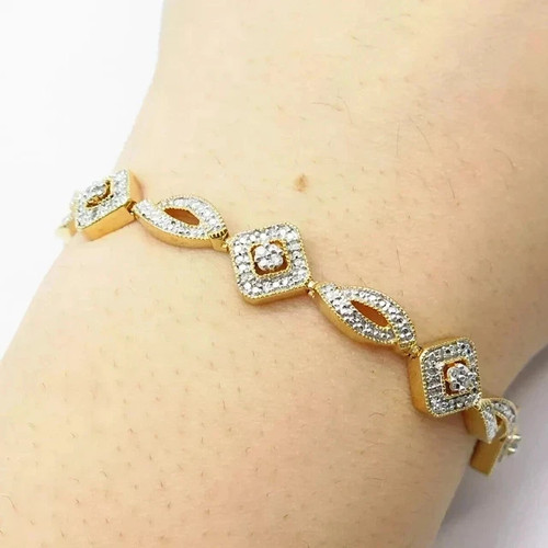 Bracciale tennis donna real - bracciale,