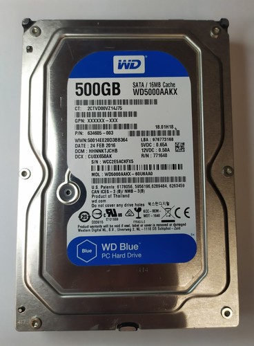 Hard disk interno blue - hard, wd