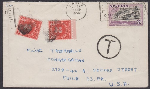 Nigeria 1956 surface - cover, to