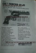 FOTO DI GIOCATTOLO: PISTOLA COLT FRONTIER 44-40. 1 PAGINA DA TOPOLINO ANNI 60'