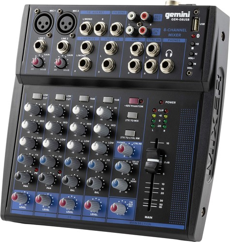 Gemini mixer audio - gemini, canali
