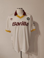 Rara Shirt Barilla Maglia Vintage AS ROMA Adidas 91/92 Shirt TRIKOT Totti 