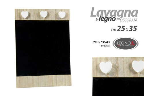 Lavagna parete legno