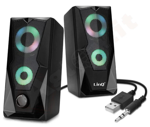 Altoparlanti usb rgb led - altoparlanti,