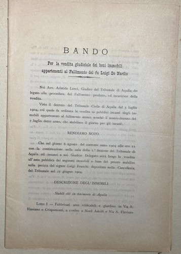 ABRUZZO-AQUILA-SULMONA-PAGANIC