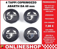 Tappi coprimozzo abarth nero - abarth,