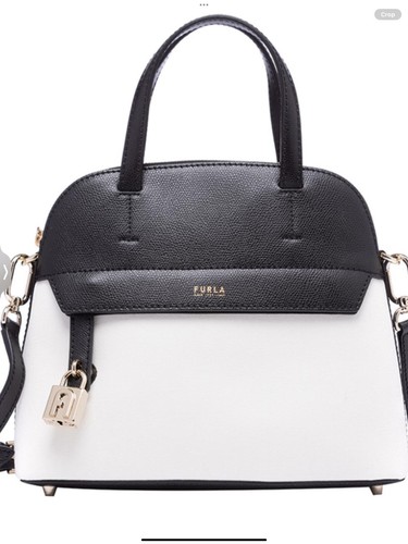 Borsa furla bianca nera - furla, e