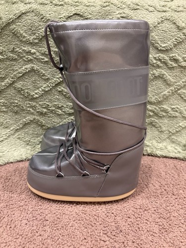 Silver moon boot snow boots - moon,