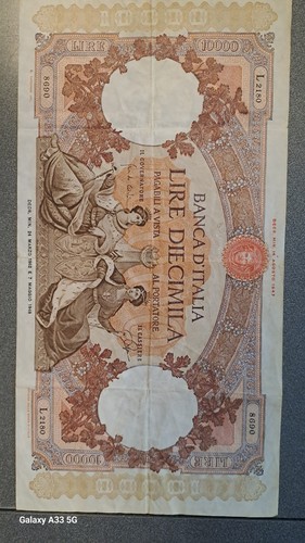 Banconota diecimila lire