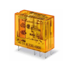 Relè relay 230V 230Vca 8A 2 scambi contatti DPDT 220V FINDER 40.52.8.230.0000