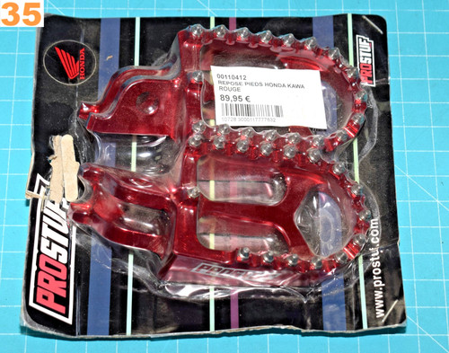Repose pieds prostuf cnc rouge - prostuf,