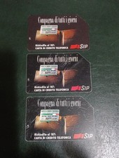 3x Scheda Telefonica Compagna