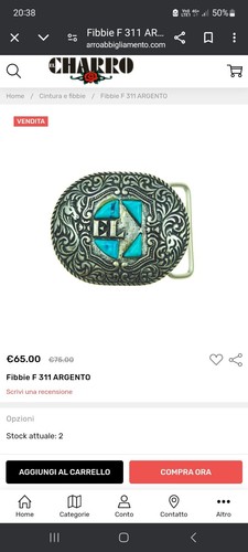 Cintura charro cm - 85,
