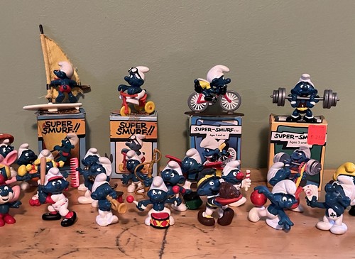 Vintage smurfs figurines - smurfs, 31