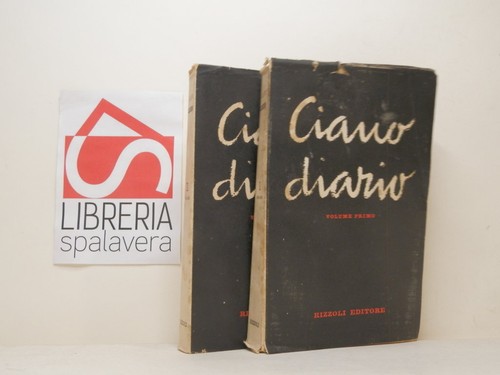 Diario ciano galeazzo - -, ciano,