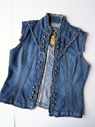 Gilet denim tendenza - in, di