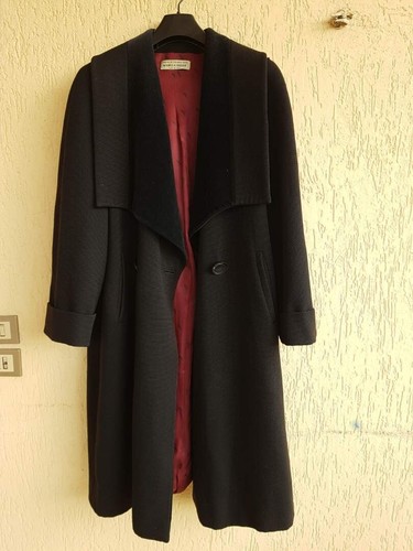 Cappotto nero mariella - cappotto,