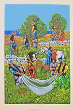 Giuseppe Uzzaco serigrafia firmata e certificata arte contemporanea, 70 x 100 .