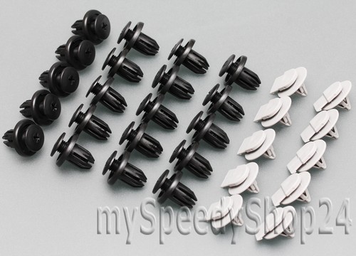 30x clip fissaggio - clip,