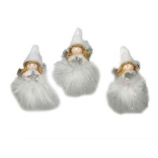 Angelo bambina pelliccia